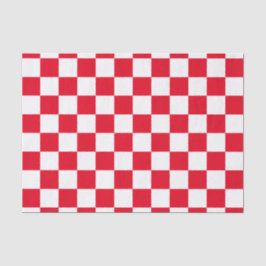 Rotes kariertes seidenpapier