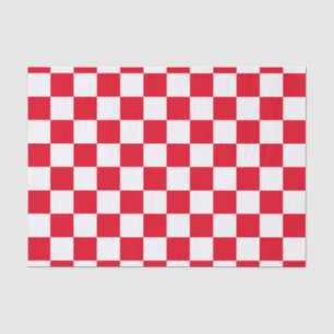 Rotes kariertes seidenpapier