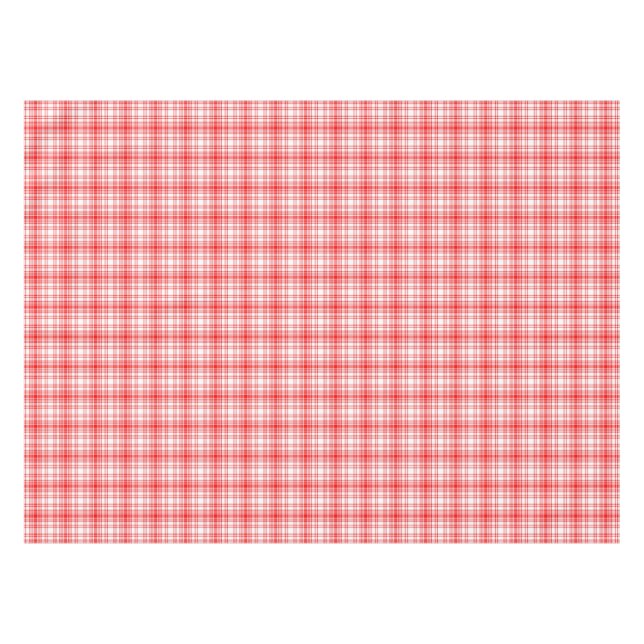 Rotes kariertes tischdecke (Vorderseite (Horizontal))