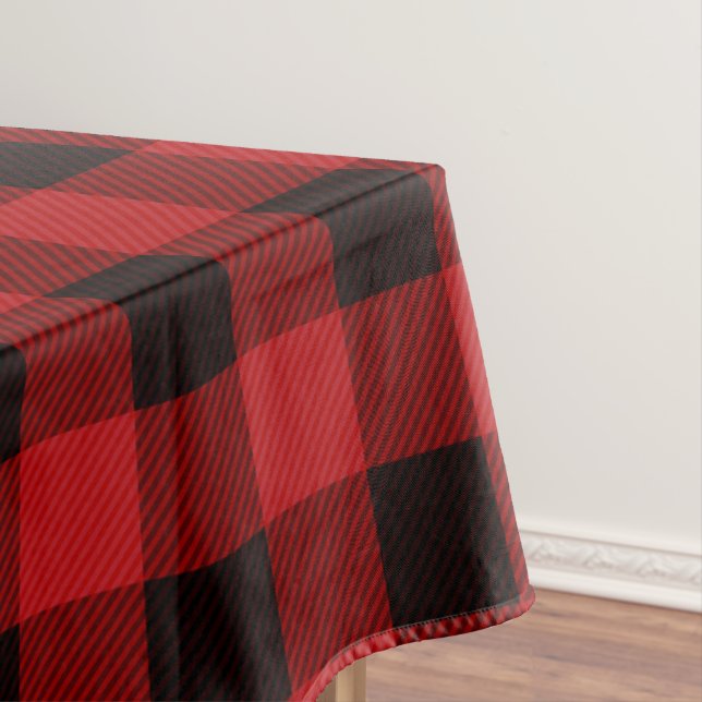 Rotes Karo Tischdecke (Beispiel)