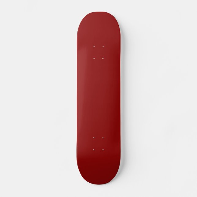 Rotes Kastanienbraun Skateboard (Vorderseite)