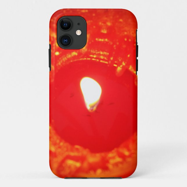 Rotes Kerzenlicht, Flamme, Kerze, Weihnachten-Lieb Case-Mate iPhone Hülle (Rückseite)