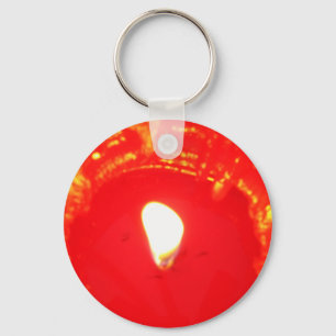 Rotes Kerzenlicht, Flamme, Kerze, Weihnachten-Lieb Schlüsselanhänger