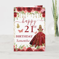 Rotes Kleid Blonde haarige Prinzessin Geburtstag