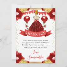 Rotes Kleid Rothaarige Prinzessin Geburtstag
