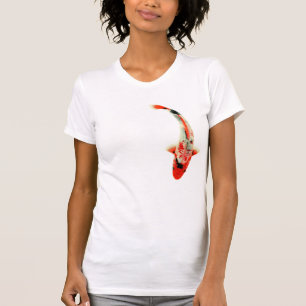 Rotes Koi T-Shirt
