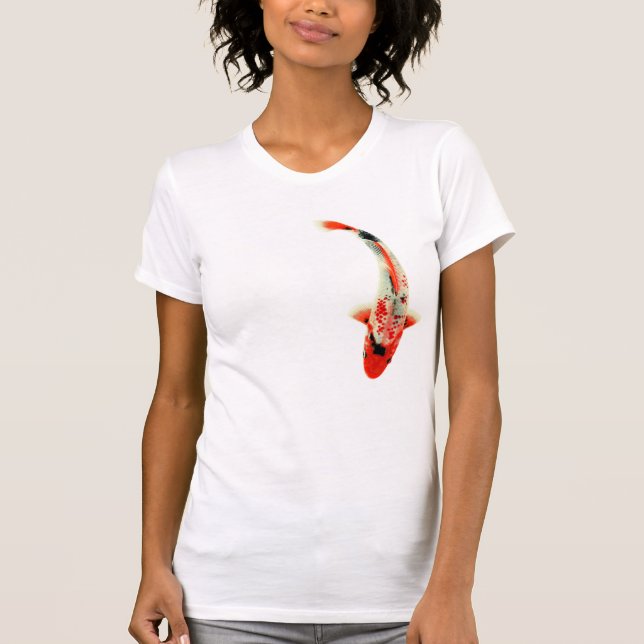 Rotes Koi T-Shirt (Vorderseite)