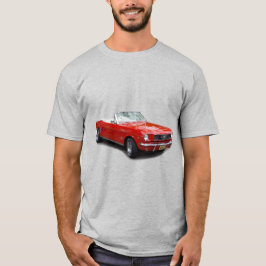 Rotes konvertibles Shirt von 1966