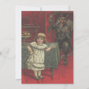 Rotes Krampus-Mädchen Esszimmer Switch
