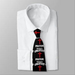 Rotes Kreuz Bester Pastor Necktie Krawatte