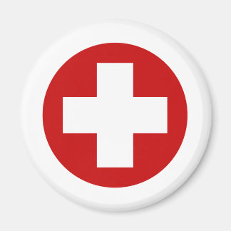 Rotes Kreuz Erholung Roundell Magnet