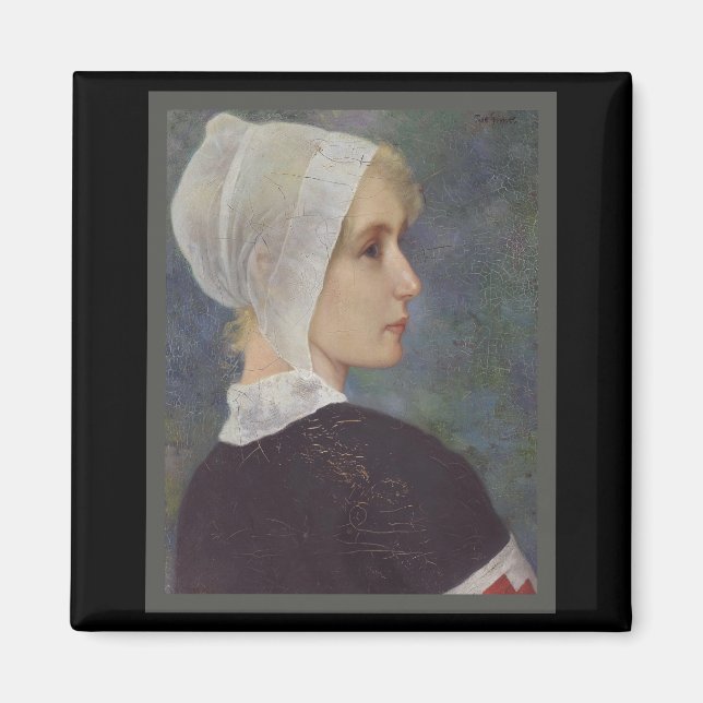 Rotes Kreuz Krankenwagen von Theodor Grust Magnet (Vorne)