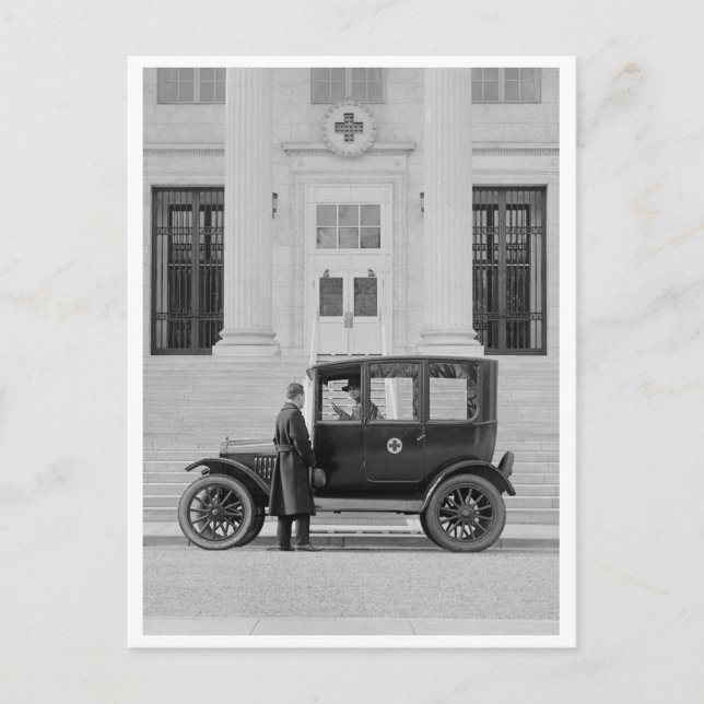 Rotes Kreuz Postkarte (Vorderseite)