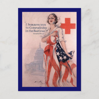 Rotes Kreuz Postkarte