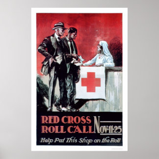 Rotes Kreuz-Roll-Call (US00203) Poster