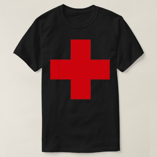 Rotes Kreuz T-Shirt (Design vorne)