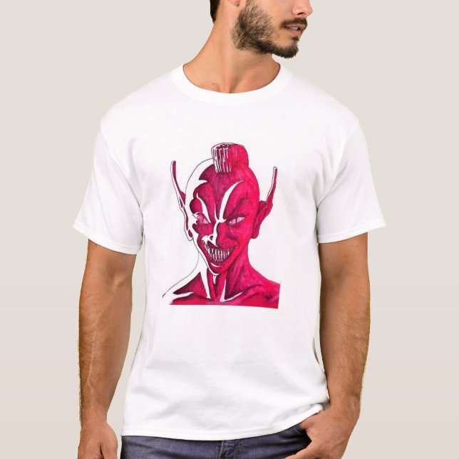 Rotes Lächeln T-Shirt (Vorderseite)