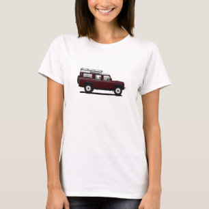 Rotes Land Rover 110 T-Shirt