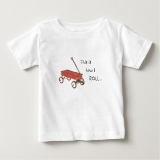 Rotes Lastwagen-Shirt Baby T-shirt