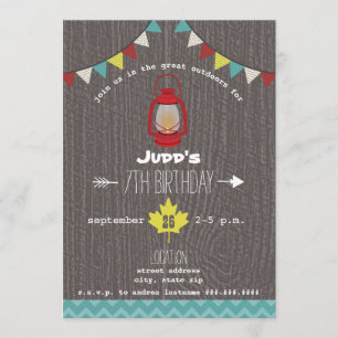 Rotes Laternengebirge Camping Außenwelt Wildnis Ge Einladung