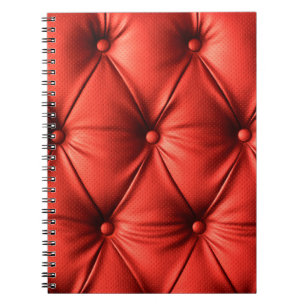 Rotes Leder, Textur Notizblock