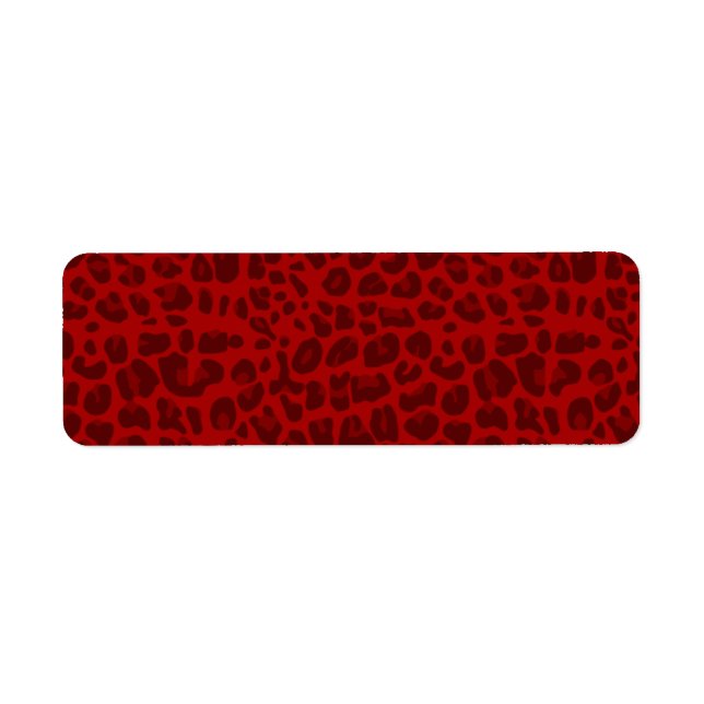 Rotes Leopardenmuster (Vorne)