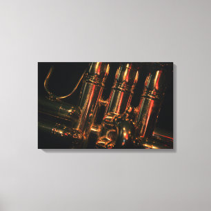 Rotes Licht-Jazz Leinwanddruck