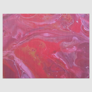 Rotes Lila Kupfer Abstrakte Decoupage Seidenpapier