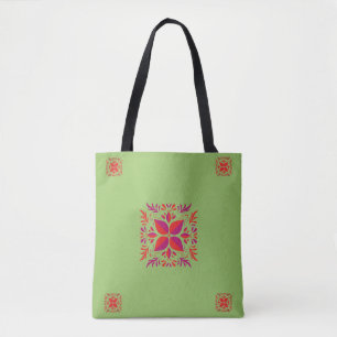 Rotes lila und grünes Grafikdesign