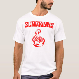 Rotes Logo am besten verkaufen Skorpione Heavy Met T-Shirt