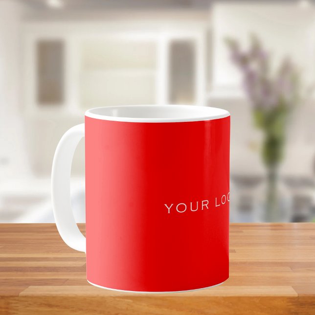 Rotes Logo Kaffeetasse (Von Creator hochgeladen)