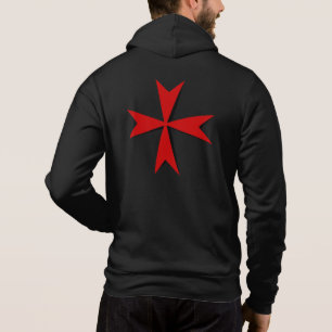 Rotes Malteserkreuz, St. John, maltesische Flagge  Hoodie