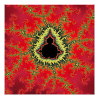 Rotes Mandelbrot-Fraktal