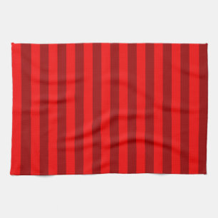 Rotes Marine-Streifen-Design Geschirrtuch