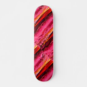 Rotes Maui bewegt Thunder_Cove wellenartig Skateboard