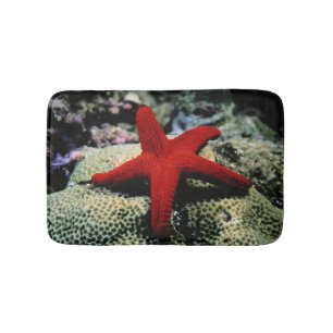 Rotes Meer der Stern-Fisch- Badematte