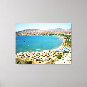 Rotes Meer in der Stadt Sharm el Sheikh (Ägypten) Leinwanddruck