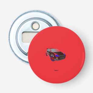 Rotes minimalistisches benutzerdefiniertes Foto Na Flaschenöffner
