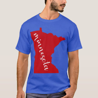 Rotes Minnesota State MN Oversized T-Shirt