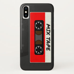 Rotes Mix Tape - Retro-Geschenk im Stil der 80er u Case-Mate iPhone Hülle