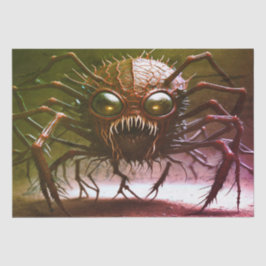 Rotes Monster Halloween-Tissue Seidenpapier