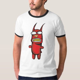 Rotes Monster T-Shirt