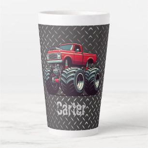 Rotes Monstertruck Milchtasse