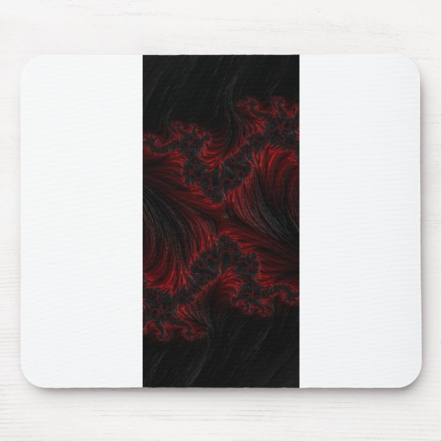 Rotes Muster Mousepad (Vorne)
