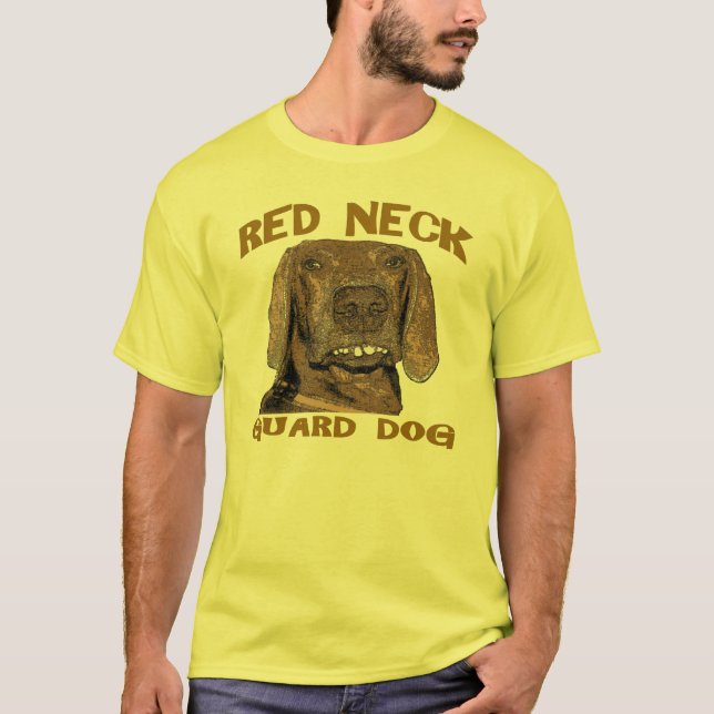 ROTES NACKGARTEN T-Shirt