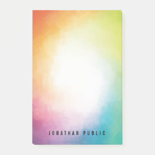 Rotes Orange Gelb Lila Grün Modernste Post-it Klebezettel