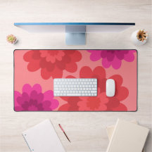 Rotes Orange Hot Pink Moderne Blume