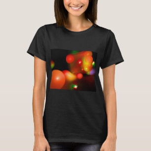 ROTES ORANGE QUANTUM BUBBLES FRAKTAL T-Shirt