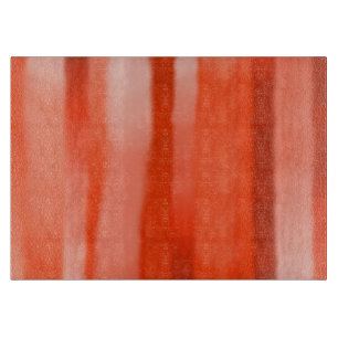 Rotes orange Streifen MED-Glasschneiden-Brett Schneidebrett
