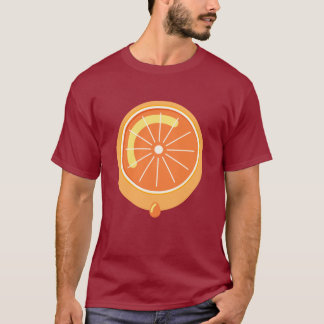 Rotes orangefarbenes Shirt